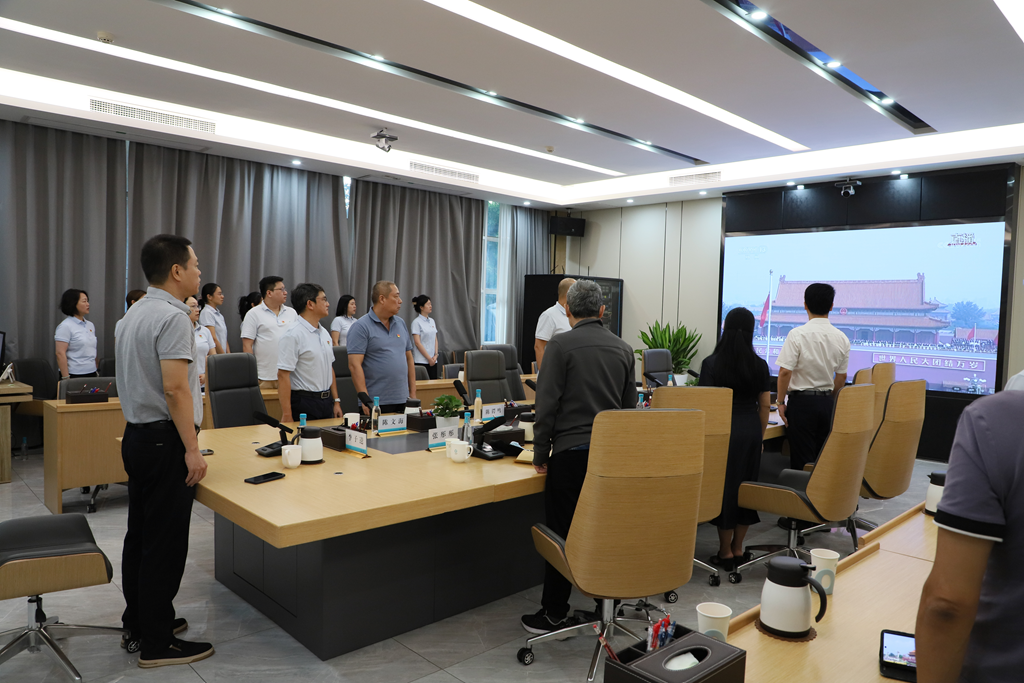 热血高燃！广州HJC888黄金城公司集中寓目纪念中国人民抗日战争暨天下反法西斯战争胜利80周年大会