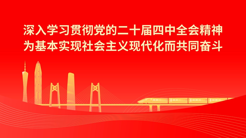 深入学习贯彻党的二十届四中全会精神为基本实现社会主义现代化而配合斗争